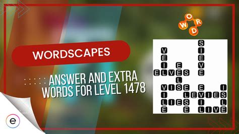 Wordscapes Level 1478 Answers. . Wordscapes 1478